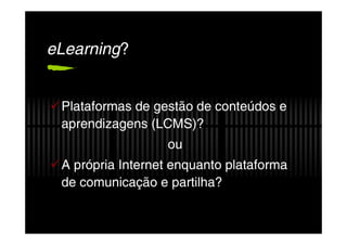Evolução para eLearning 2.0