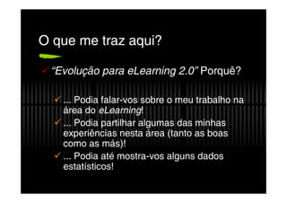 Evolução para eLearning 2.0