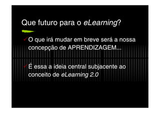 Evolução para eLearning 2.0