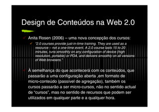 Evolução para eLearning 2.0