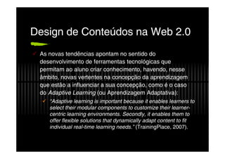 Evolução para eLearning 2.0