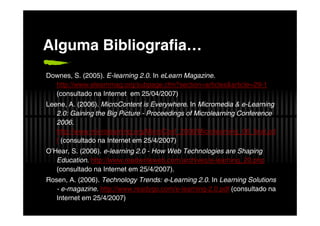 Evolução para eLearning 2.0