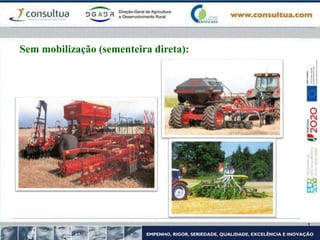 Sem mobilização (sementeira direta):
 