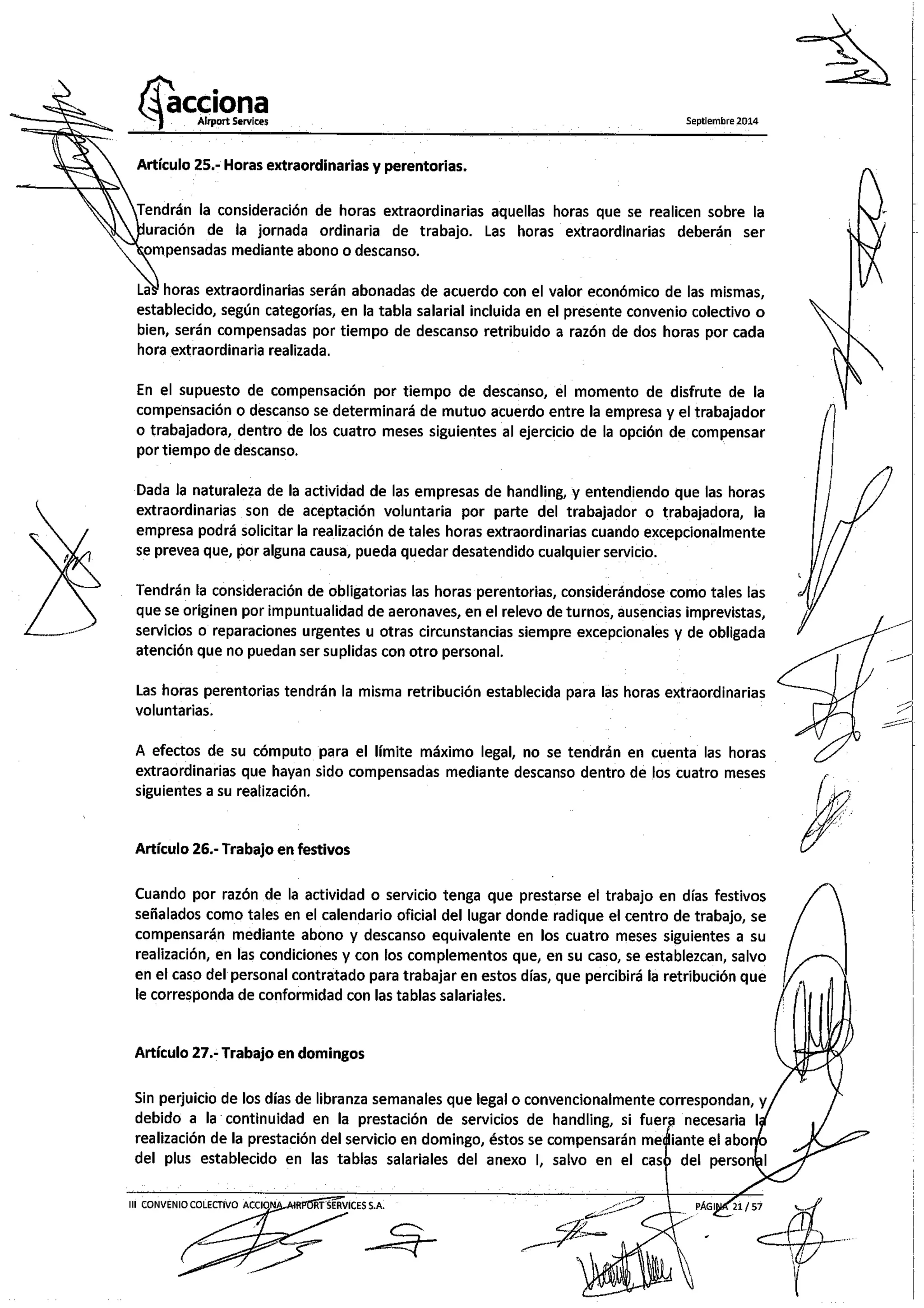 III Convenio Colectivo de Acciona A.S.