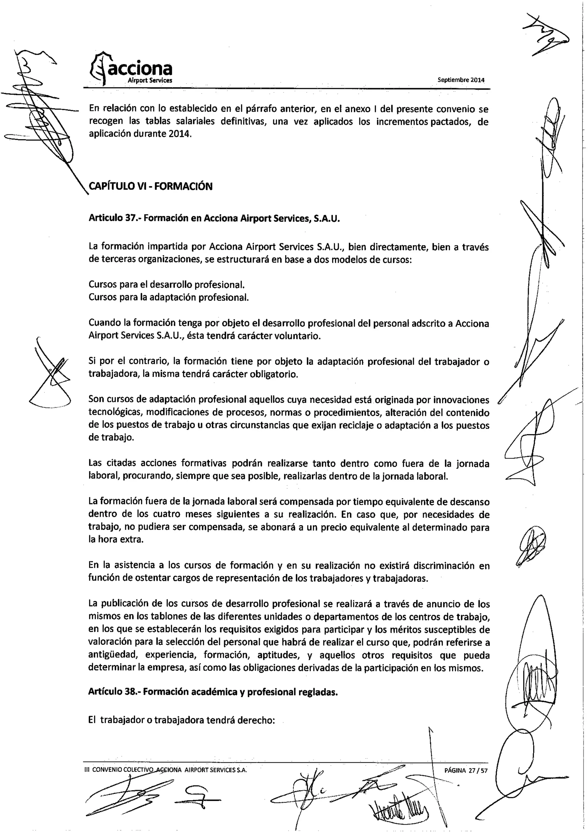 III Convenio Colectivo de Acciona A.S.