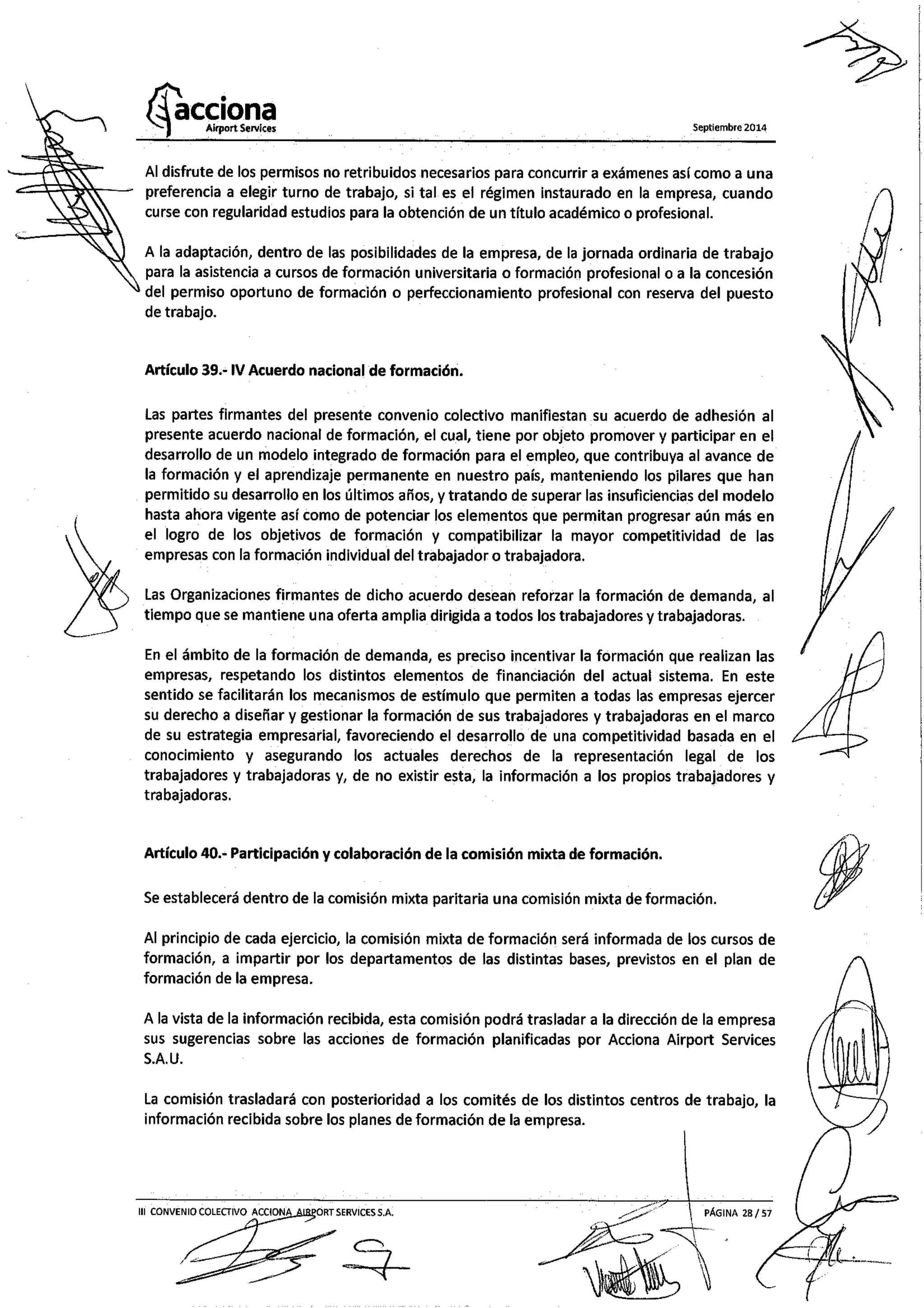 III Convenio Colectivo de Acciona A.S.