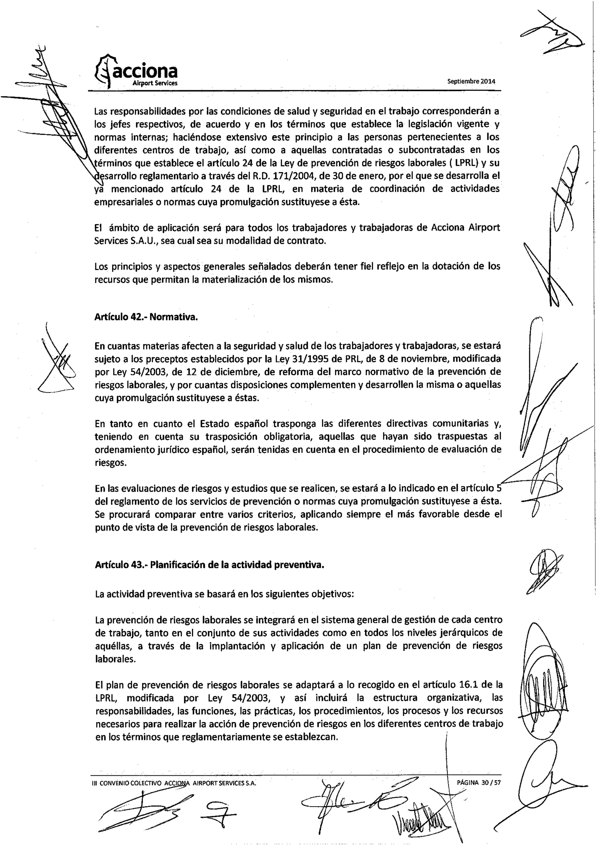 III Convenio Colectivo de Acciona A.S.