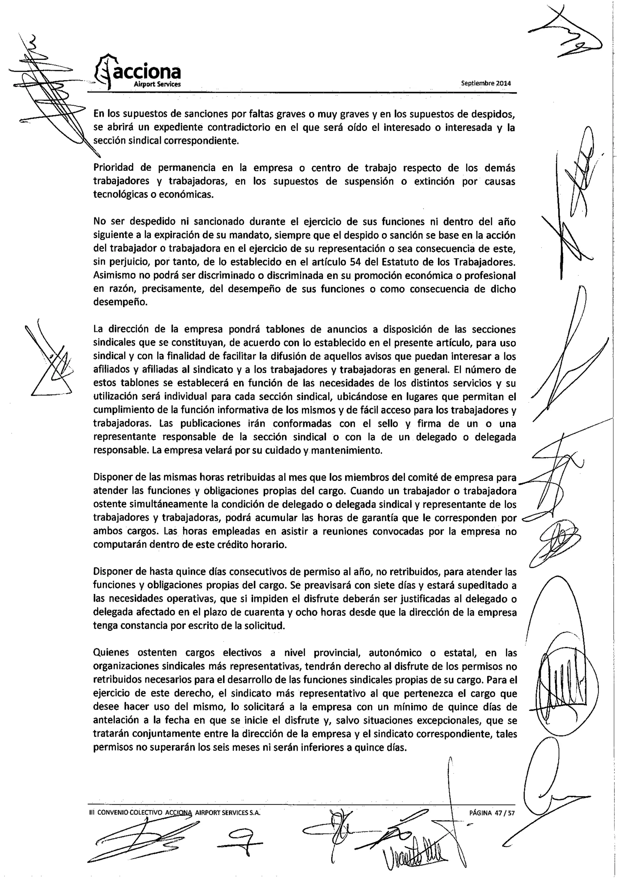 III Convenio Colectivo de Acciona A.S.