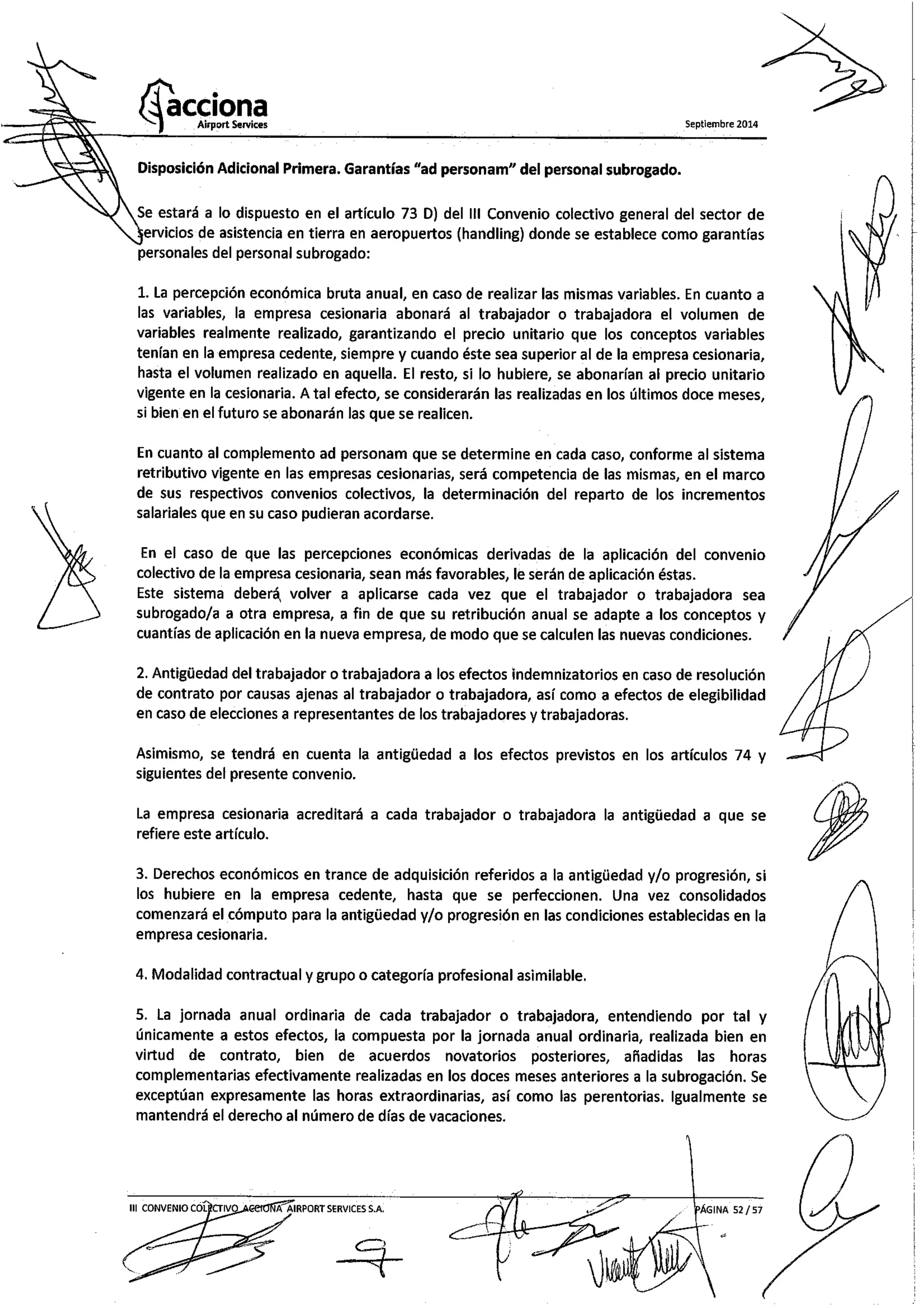 III Convenio Colectivo de Acciona A.S.