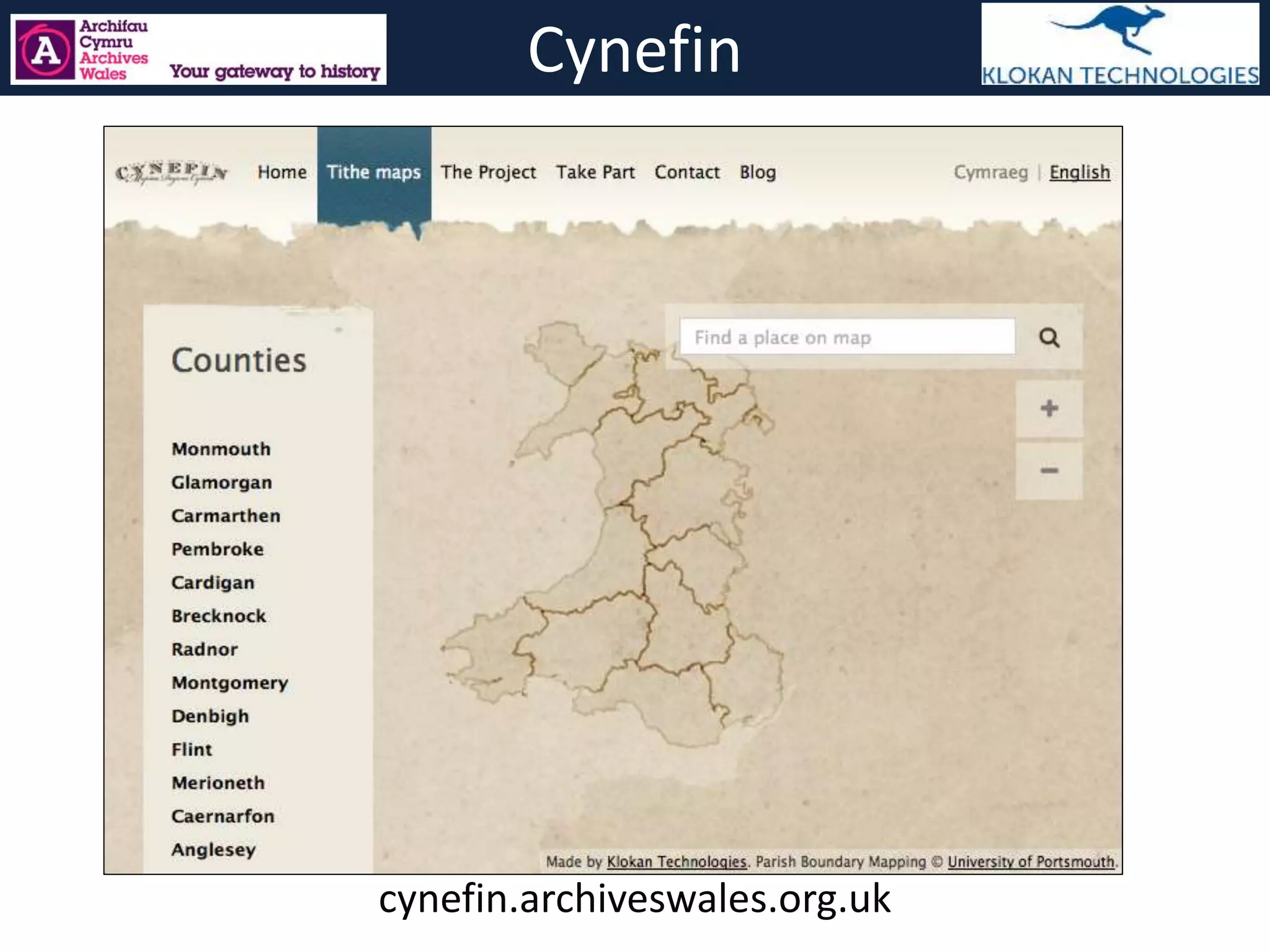 Cynefin
cynefin.archiveswales.org.uk
 