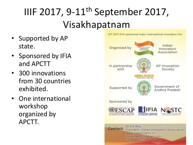 Iia International Innovation Fair 18 Iia International Innovation Fair 18
