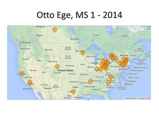 Otto Ege, MS 1 - 2014
 