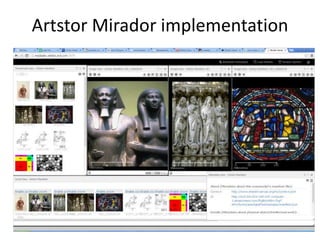 Artstor Mirador implementation
 