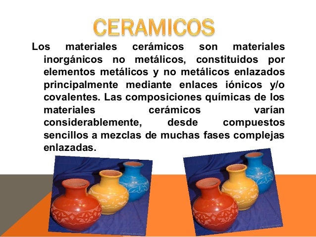 MATERIALES CERÁMICOS
