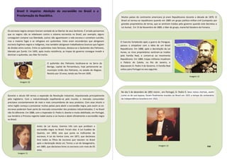 Brasil II Império: Abolição da escravidão no Brasil e a
Proclamação da República.

Os escravos negros sempre tiveram vonta...