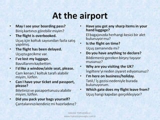 At the airport
HAKAN TOPUZOĞLU -
www.hakantopuzoglu.com.tr
 