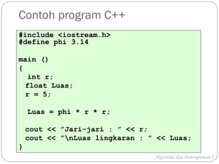 Introduction to Algorithmic Notation and C++ Programming Basics | PPT