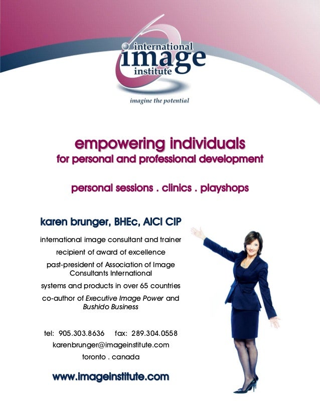 Holistic Image Consulting Services On Appearance Behaviour And Commu