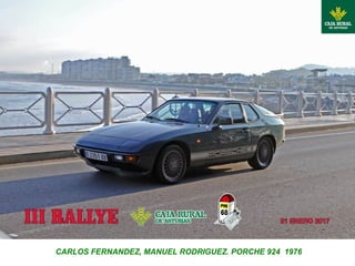 CARLOS FERNANDEZ, MANUEL RODRIGUEZ. PORCHE 924 1976
 