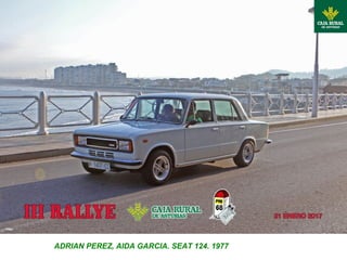 ADRIAN PEREZ, AIDA GARCIA. SEAT 124. 1977
 
