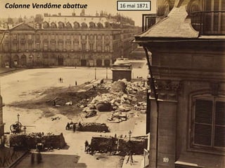 Colonne Vendôme abattue 16 mai 1871
 