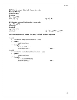 Comprehensive Guide to Python Lists and Tuples: Operations and ...