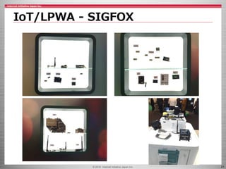 © 2016 Internet Initiative Japan Inc. 21
IoT/LPWA - SIGFOX
 