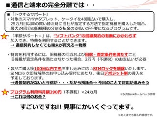 各種手数料 IIJ NTTドコモ KDDI ソフトバンク 楽天モバイル Y!mobile UQmobile
契約解除料 ¥1,000 ¥1,000 ¥1,000 ¥0 ¥0 ¥0 ¥0
MNP転出手数料 ¥3,000 ¥3,000 ¥3,000...