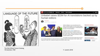 The Kids Whole Future Catalog,
18 Setembro 1981 11 Janeiro 2018
 