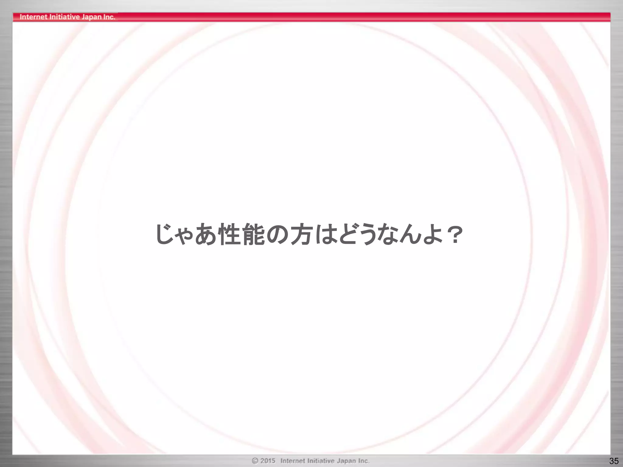 35
じゃあ性能の方はどうなんよ？
 