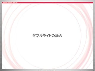 61
ダブルライトの場合
 