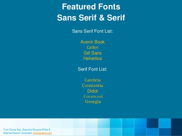 9 resume fonts designers love