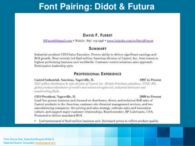 9 resume fonts designers love best executive ceo resume modern fonts 2019