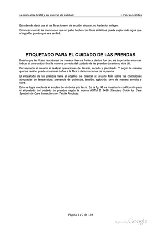 Control de Calidad Textil II