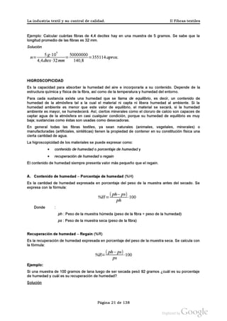 Control de Calidad Textil II