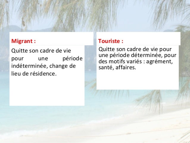 II) le tourisme international Slide 2