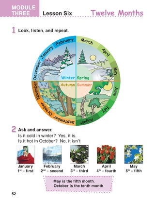 52
MODULE
THREE
Winter Spring
Autumn Summer
 