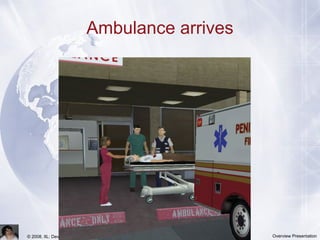 Team Training in
Virtual Worlds© 2008, IIL: Dev Overview Presentation
Ambulance arrives
 