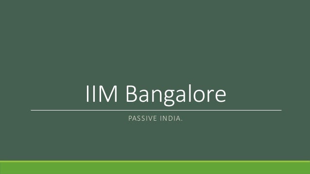 Iim bangalore architecture analysis image