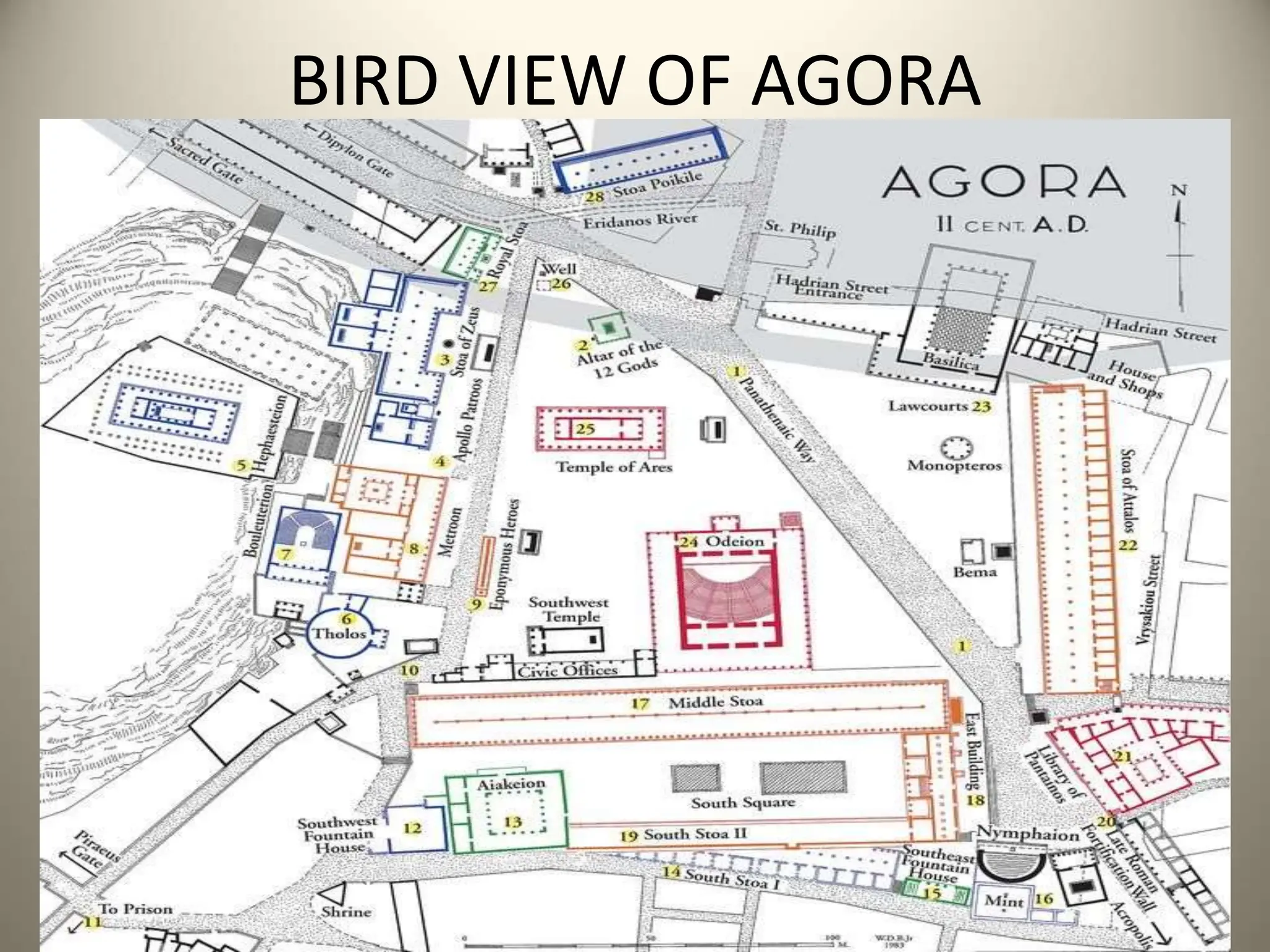 BIRD VIEW OF AGORA
 