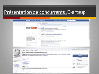 Présentation de concurrents :  E-artsup  