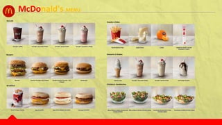 McDonald's MENU
 