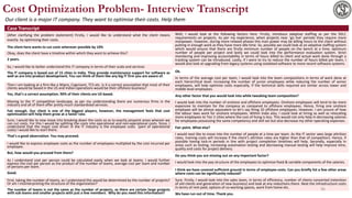 original transcript - interview transcript shahmeer:... IIM Lucknow Casebook latest consulting casebook | PDF