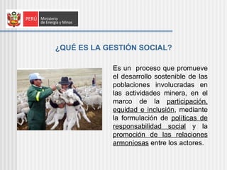 Impactos Sociales de la actividad minera en el Perú | PPT