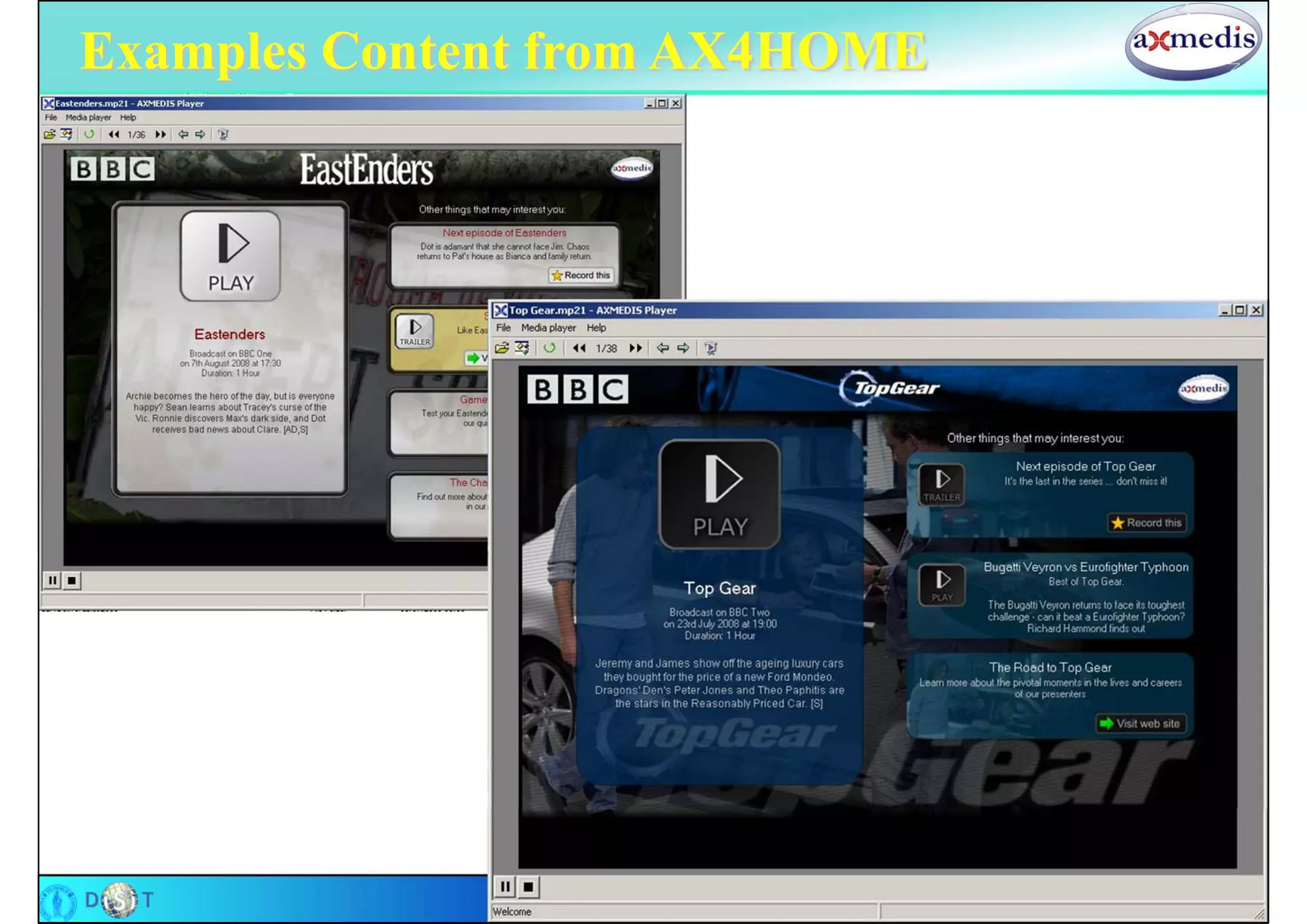 Examples Content from AX4HOME




                                38
 