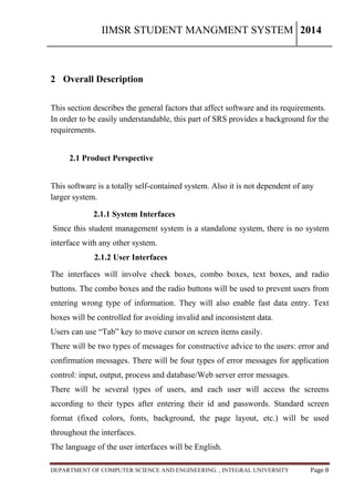 Iims R Iimsr student management system | PDF