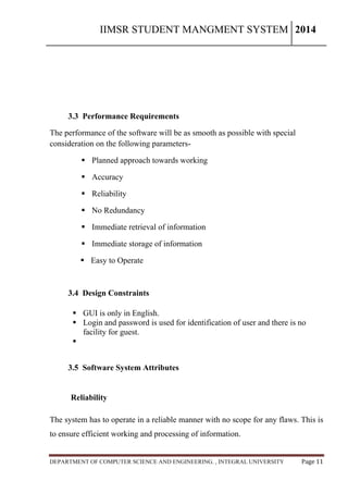 Iims R Iimsr student management system | PDF