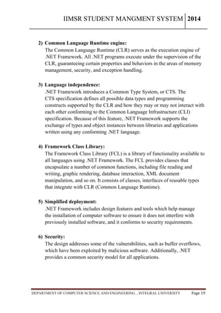 Iims R Iimsr student management system | PDF