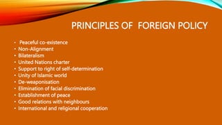 OBJECTIVES OF FOREIGN POLICY
• National security
• Economic developmet
• Ideology
 