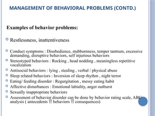 INTELLACTUAL DEVELOPMENTAL DISORDER classification,Management | PPTX